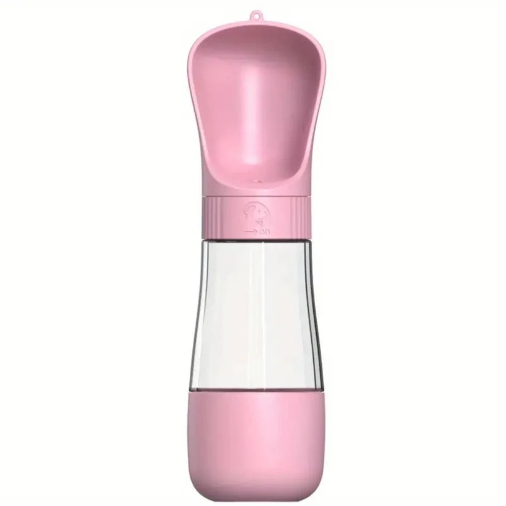 Dog Water Bottle with Bowl - 2-in-1 Travel Cup for Hiking & Walking