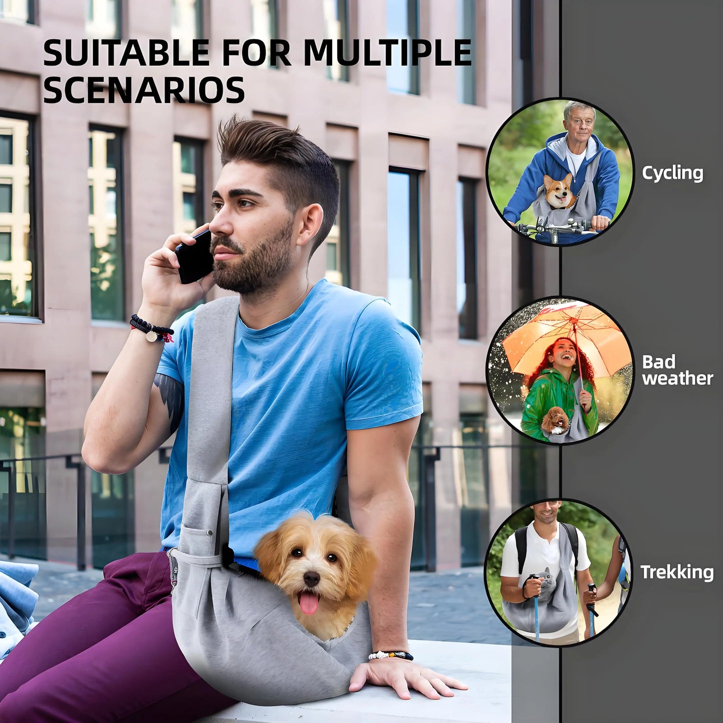 Carrier Travel Shoulder Bag for Dog