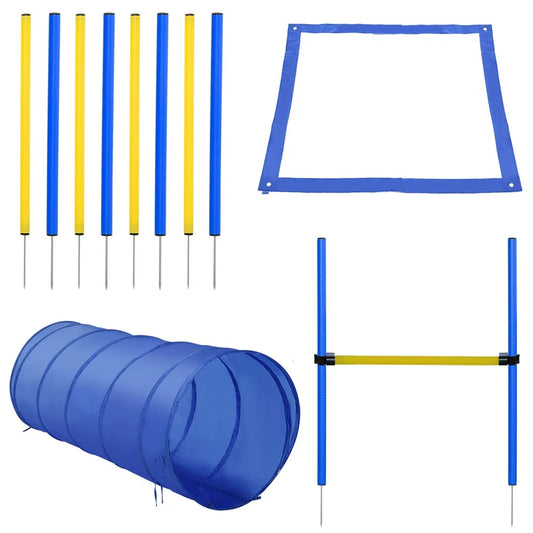 Dog Agility Training: Obstacle Course,  Jumps Tunnel, Toy Balls, Storage Bag
