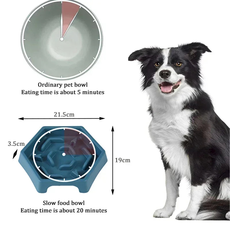 Dog Anti Overturning, Anti Choking and Slow Food Bowl