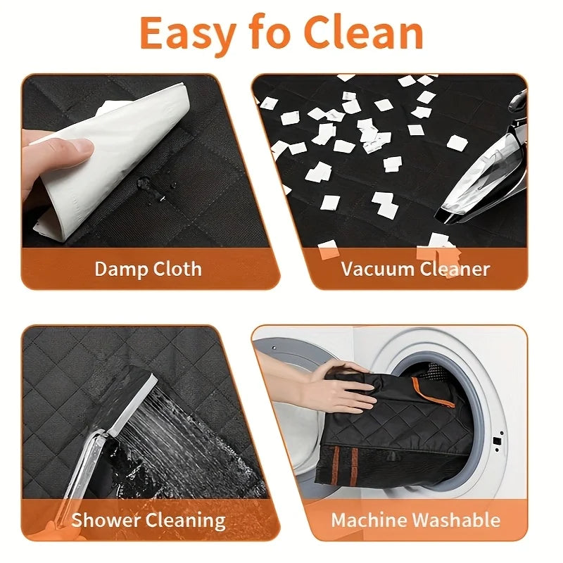 Dog Rear Seat Cover, Hammock Heavy Duty Scratch Resistant Anti Slip Durable Soft