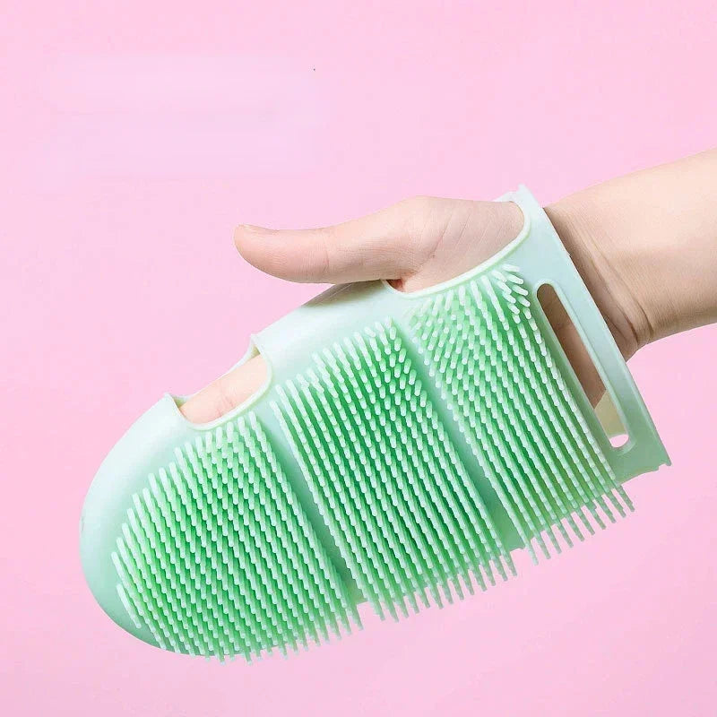 Dog Bath Glove Massage Brush and Hair Removal
