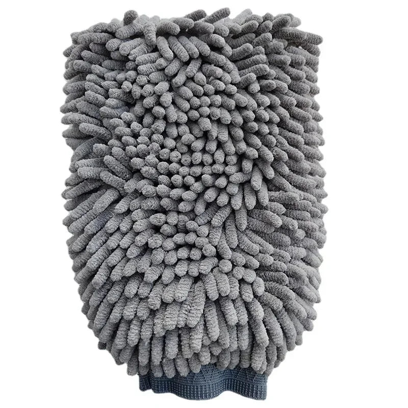 Microfiber Double Sided Dogs Grooming Mitt/Glove Quick Drying Dogs Paw Towel