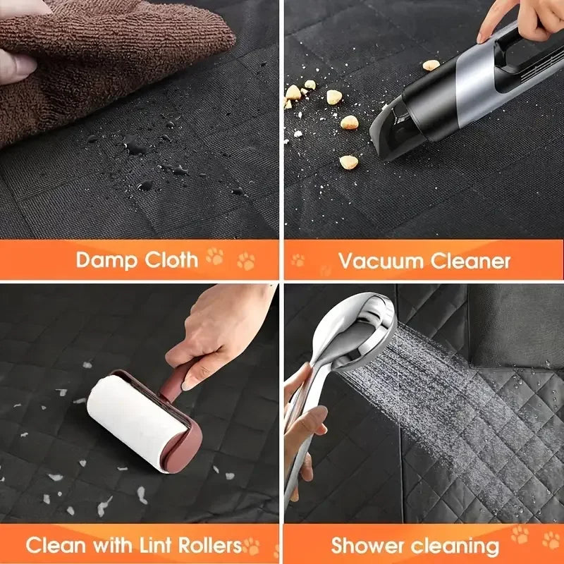 Dog Car Seat Hammock Scratch Proof Nonslip Durable Soft Back Seat Cover 100% Waterproof