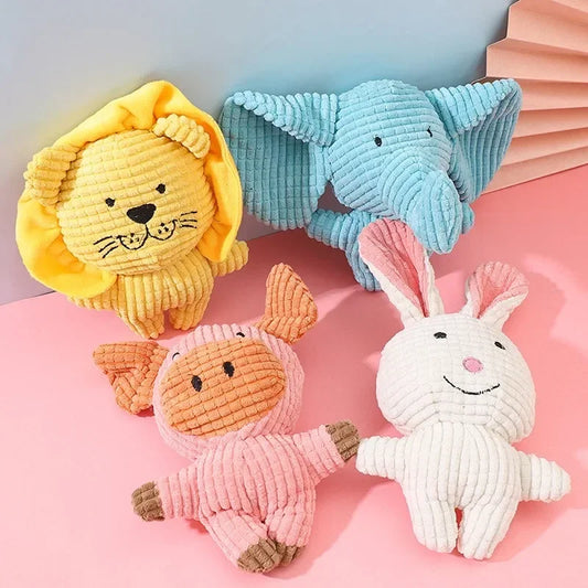 Cute Animal Shape Plush Dog Toy, Teeth Bite Resistant
