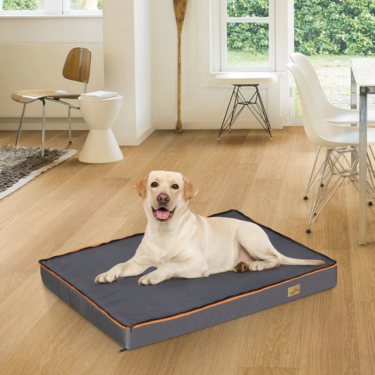 Dog Bed Large Padded Orthopedic. Foam Cushion  Pillow Bed with Washable Cover
