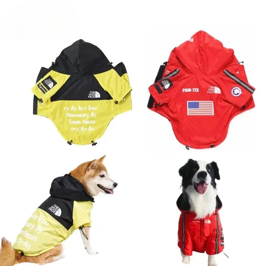 Hooded Jacket Poncho/Raincoat Waterproof Dog Rain Cape