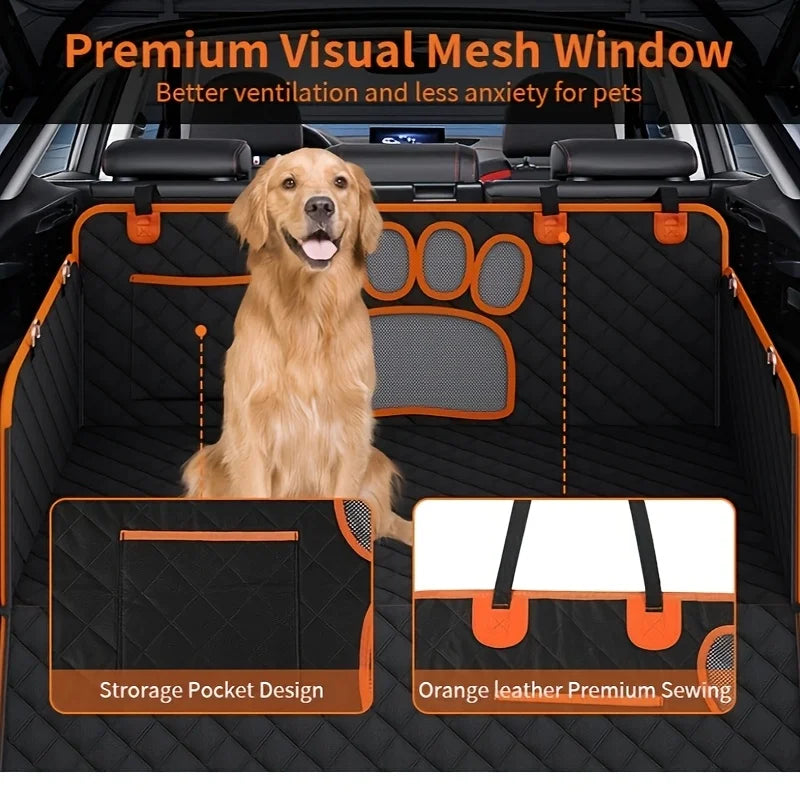 Dog Rear Seat Cover, Hammock Heavy Duty Scratch Resistant Anti Slip Durable Soft