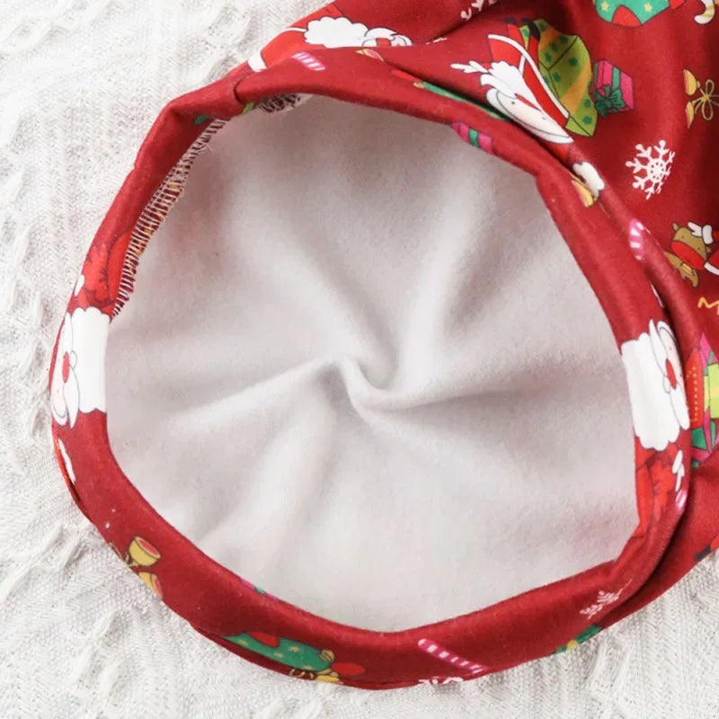 Holiday Warm Lining  Sweatshirt, Soft Breathable, Pullover Dog Clothes