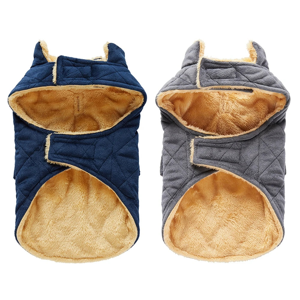 Winter Pet Coat Plush, Warm, Thicken Double Bag hermal Coat