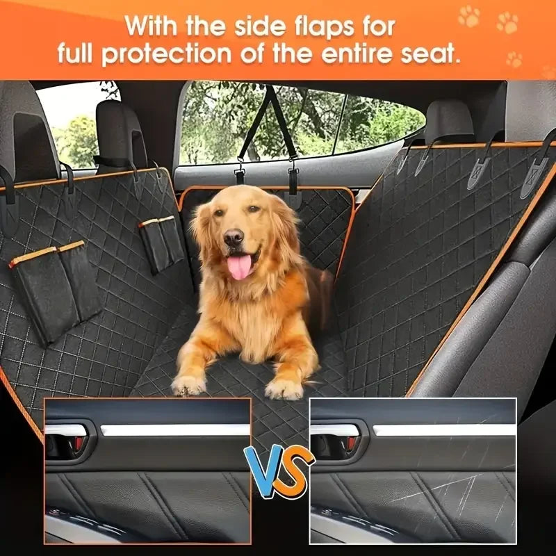 Dog Car Seat Hammock Scratch Proof Nonslip Durable Soft Back Seat Cover 100% Waterproof