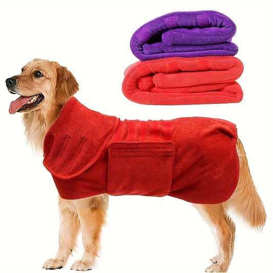 Fast Drying Dog Bathrobe Towel