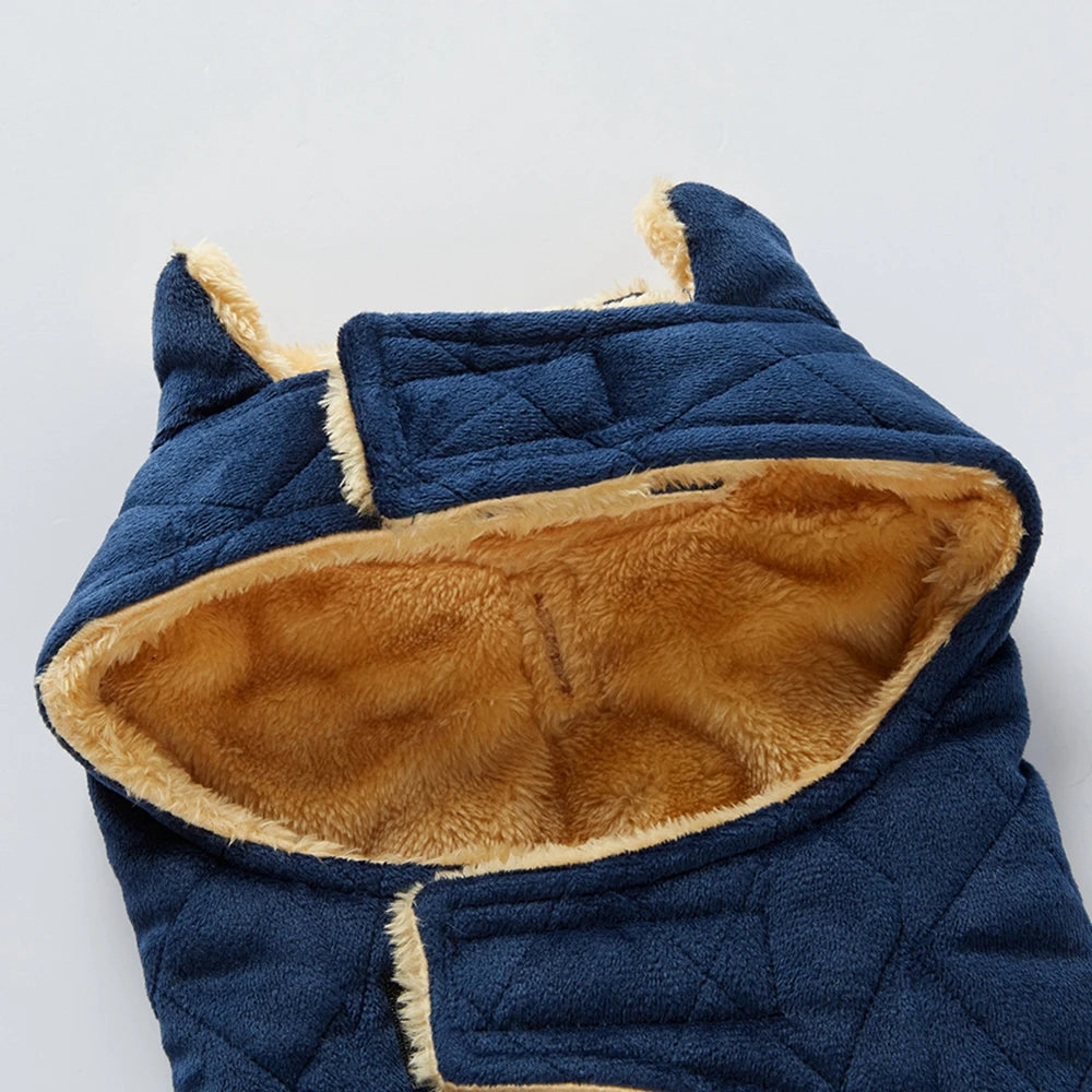 Winter Pet Coat Plush, Warm, Thicken Double Bag hermal Coat