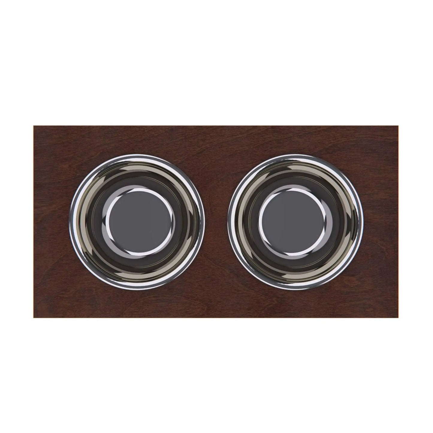 Elevated-Raised Stand Dog Bowl, Internal Storage, Double Stainless Steel Dish