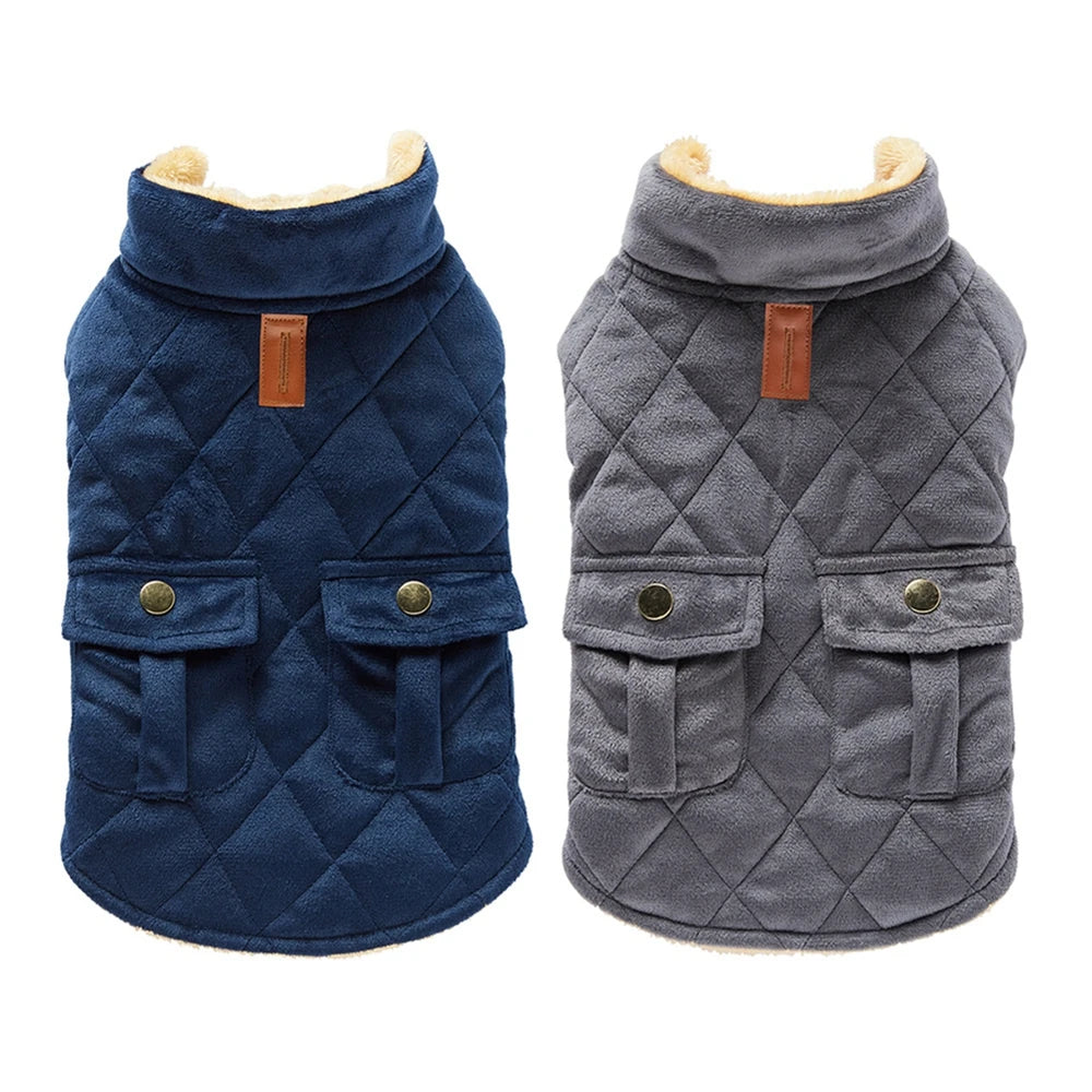 Winter Pet Coat Plush, Warm, Thicken Double Bag hermal Coat
