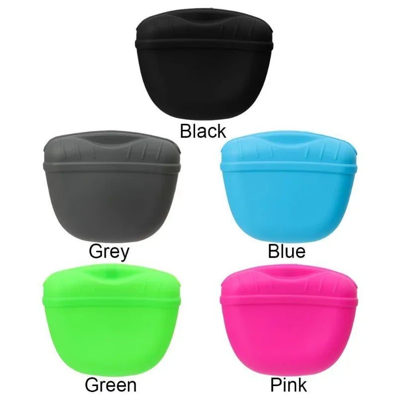 Silicone Dogs Treat Pouch Pet Training Food Rewards