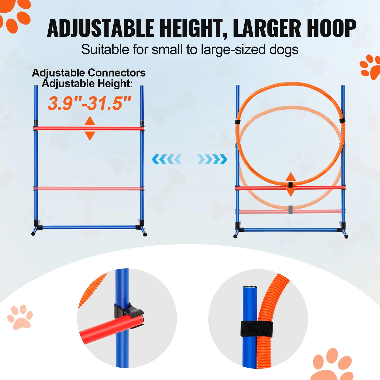 Dog Agility Training Equipment 4 PCS Set