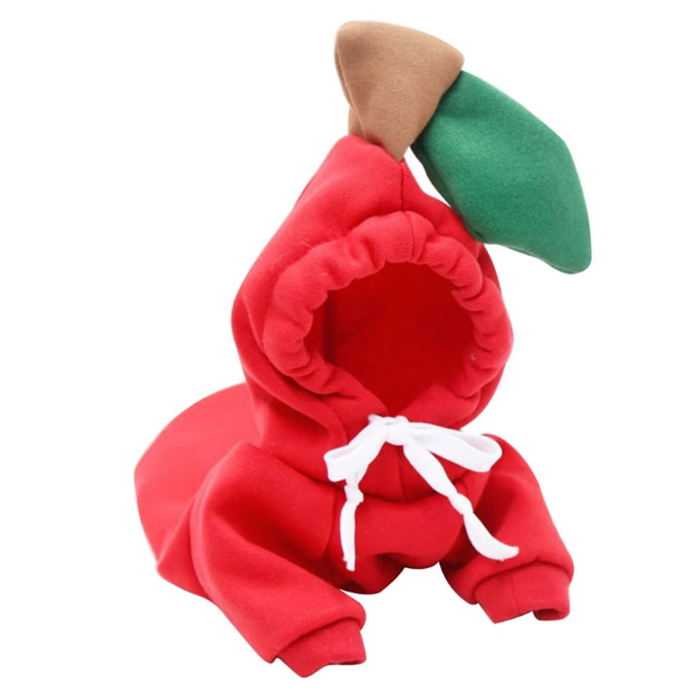 Warm Fleece, Fruit Hoodies Costume or Coat for Dogs