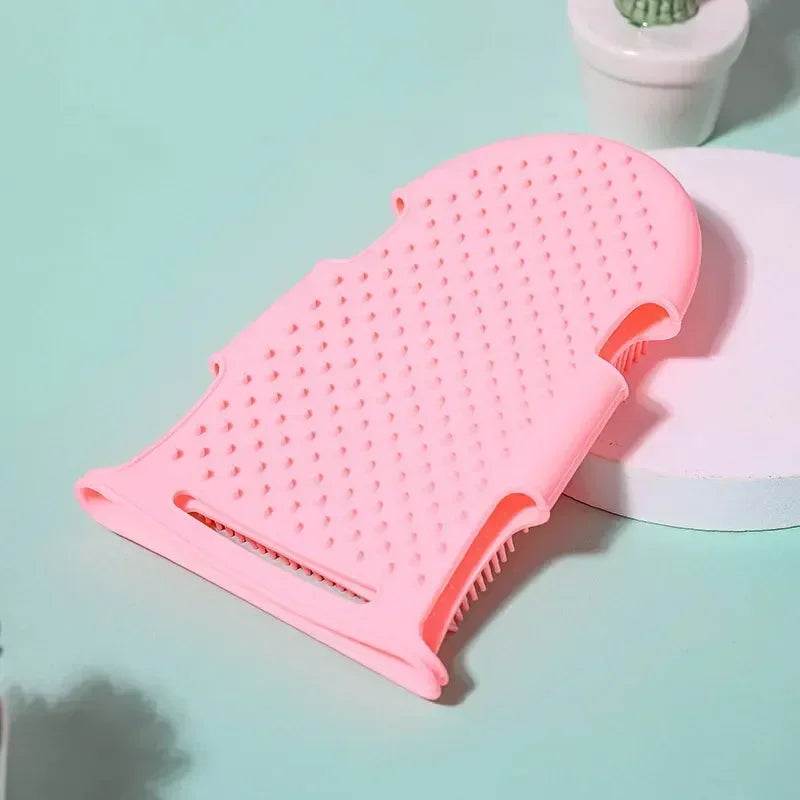 Dog Bath Glove Massage Brush and Hair Removal