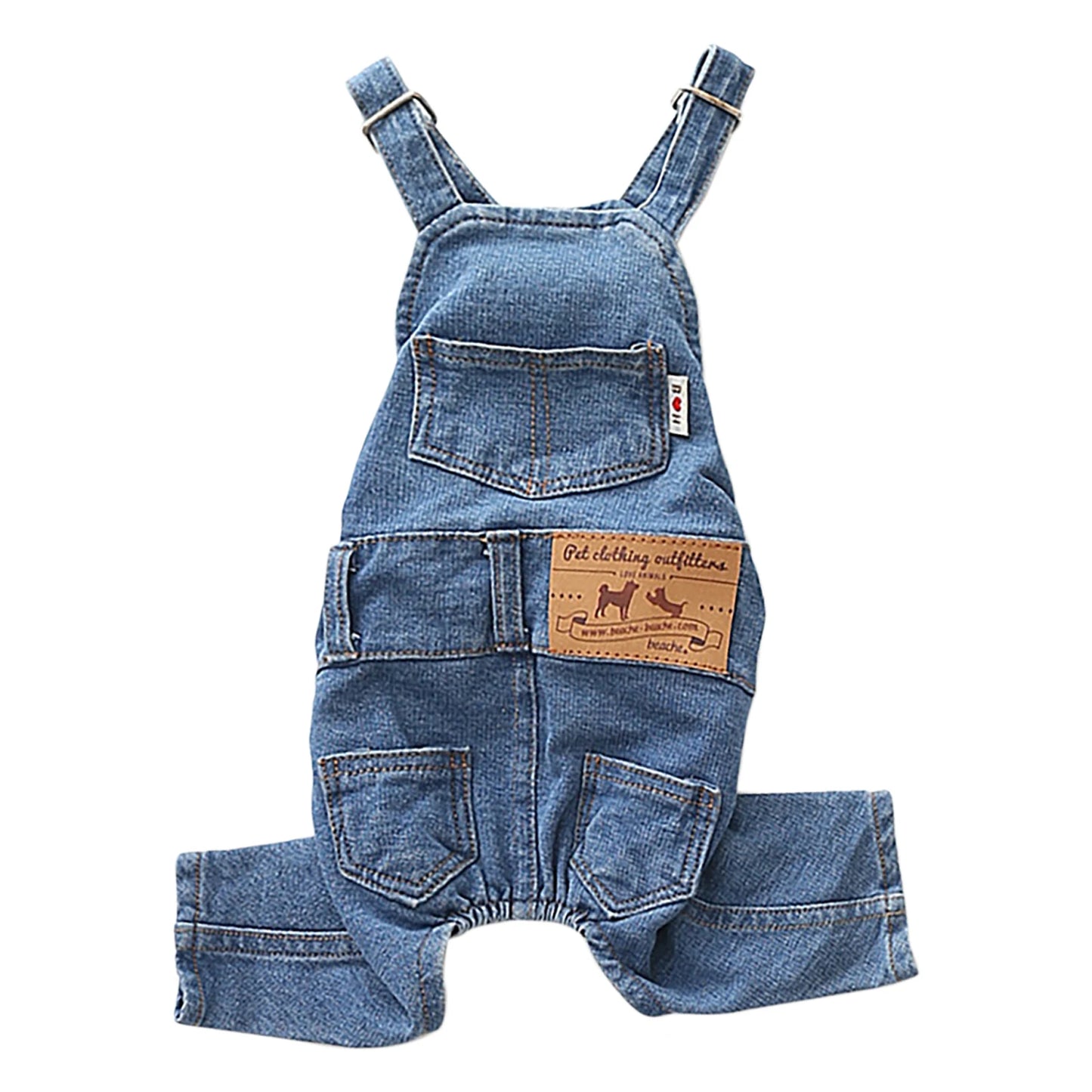 Dog Denim Jumpsuit Dog Outfits