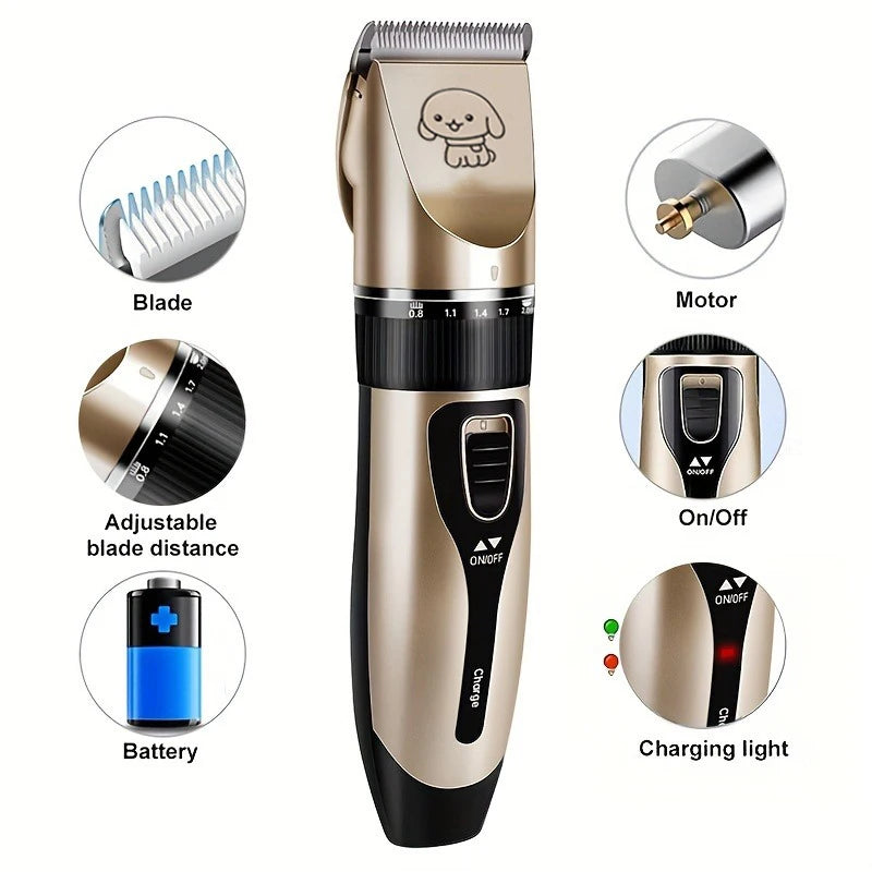 Dog Hair Trimmer, Electric Precision Clippers, Professional-Home Grooming