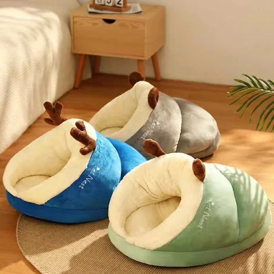 Soft Dog Sofa Bed Warm Plush Small Medium Dogs