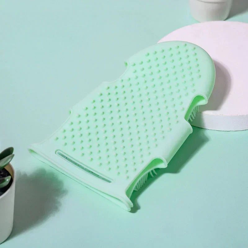 Dog Bath Glove Massage Brush and Hair Removal