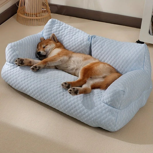 Breathable Washable, Cooling Dog Bed like a Couch Soft Calming, Supportive