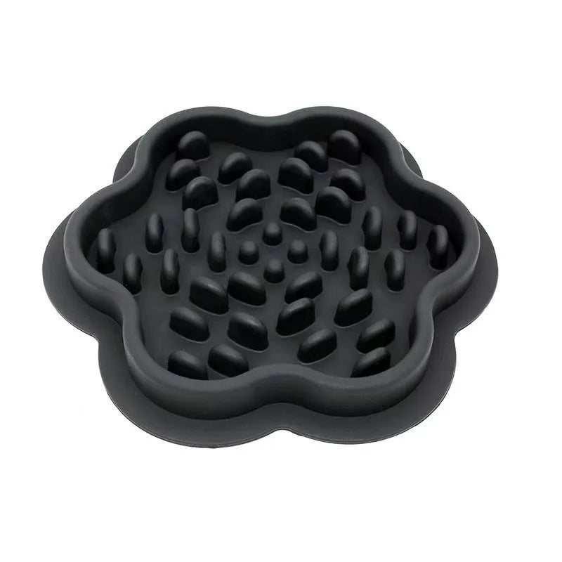 Slow Food Bowls With Suction Cup  Silicone Lick Pad Dog Slow Feeders