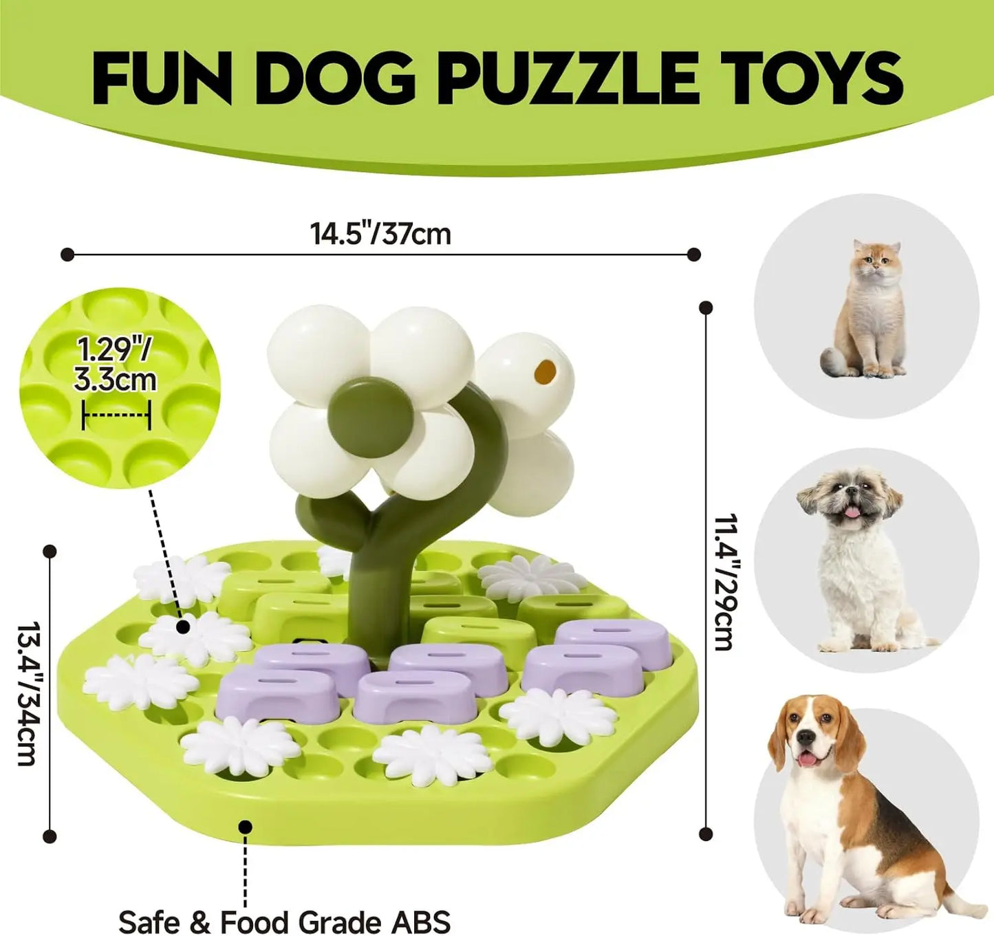 Level 4 Dog Puzzle, IQ Training, Slow Feeder Interactive Toy