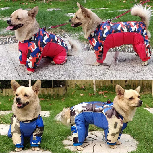 Reflective Super Warm, Winter, Padded, Waterproof Dog Jumpsuits /Coat
