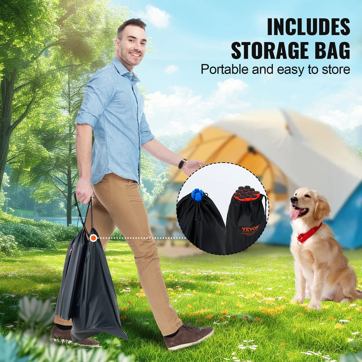 Dog Agility Training Hurdle Cone Set, Height Adjustable Crossbar Puppy Obstacle Course