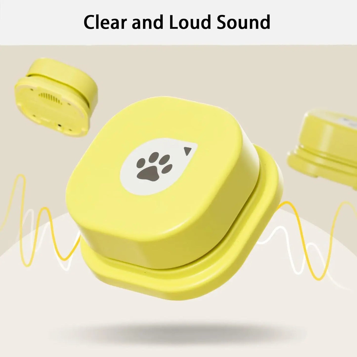 4 Pcs Communication Buttons Voice Recording Clicker Training Manual for Dogs