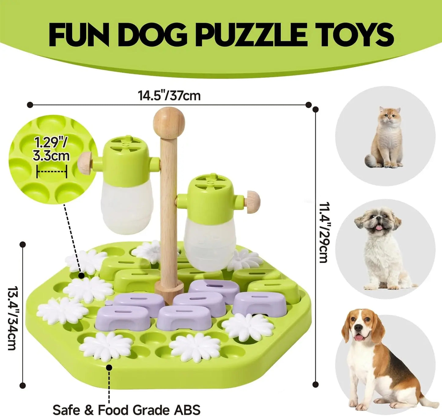 Level 4 Dog Puzzle, IQ Training, Slow Feeder Interactive Toy