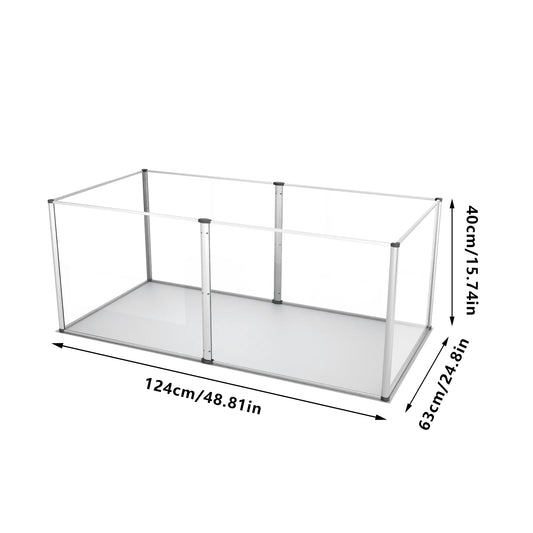 6 Panels Puppy Crate Kennel Fence Acrylic Indoor Playpen