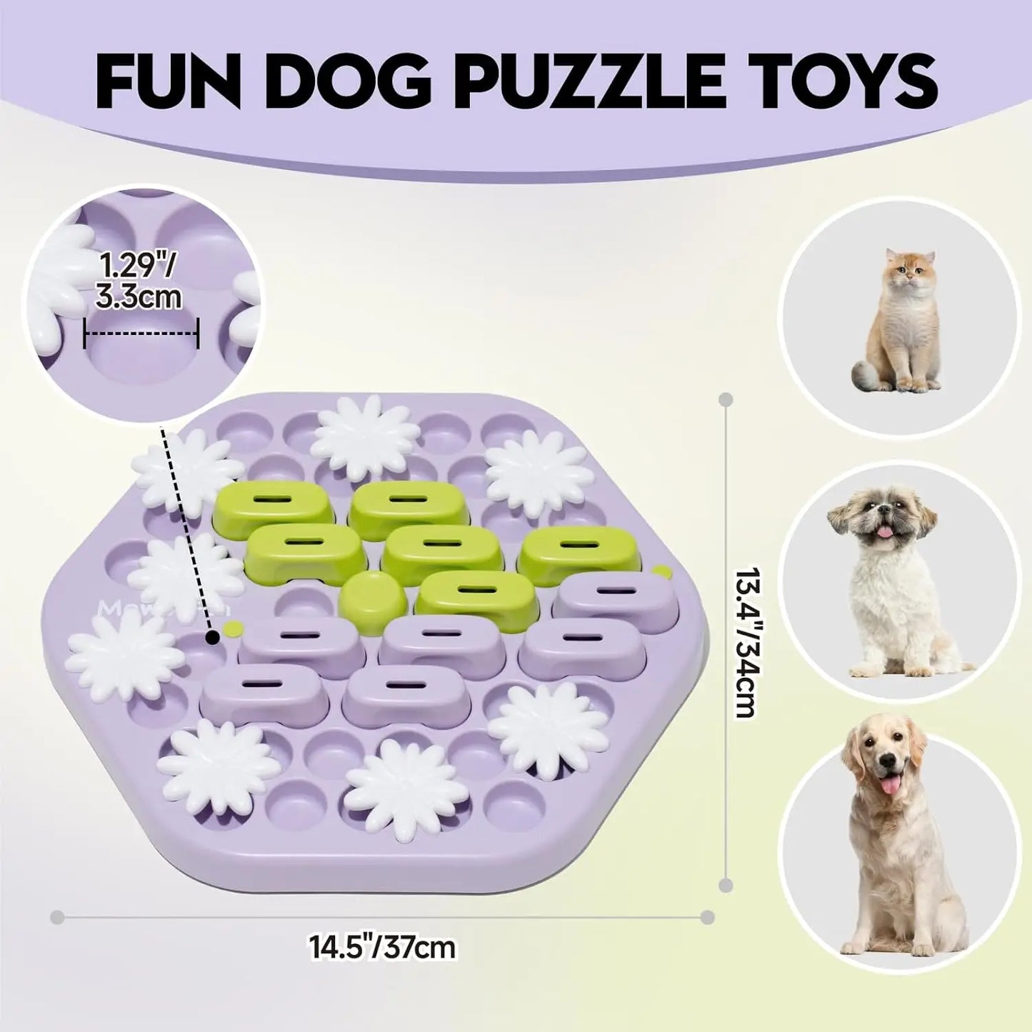 Level 4 Dog Puzzle, IQ Training, Slow Feeder Interactive Toy