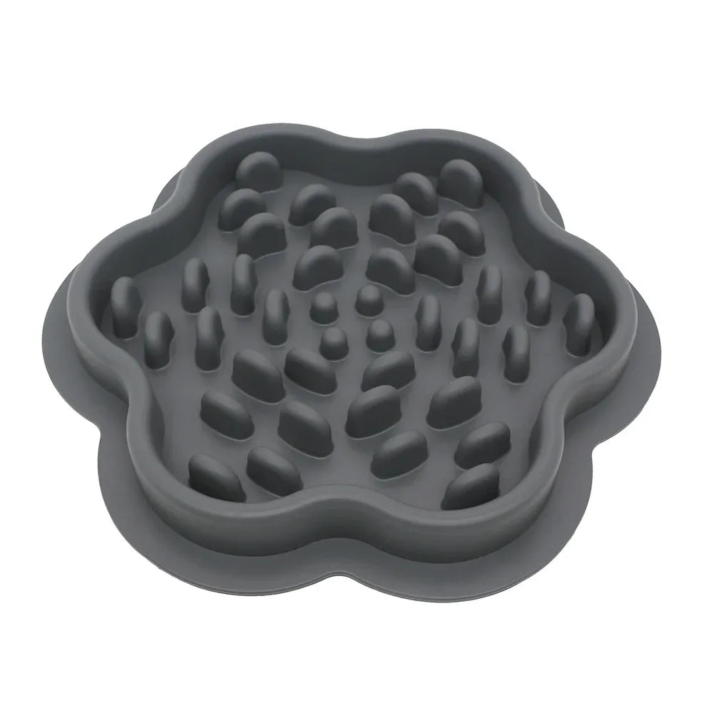 Slow Food Bowls With Suction Cup  Silicone Lick Pad Dog Slow Feeders