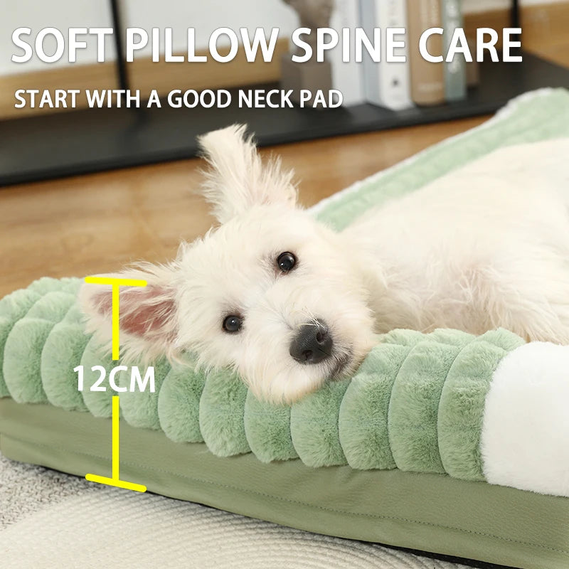 Thickened, Fluff, Removable Winter Warm and Washable Dog Mat